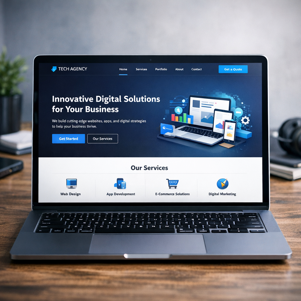 Tech Agency Website
